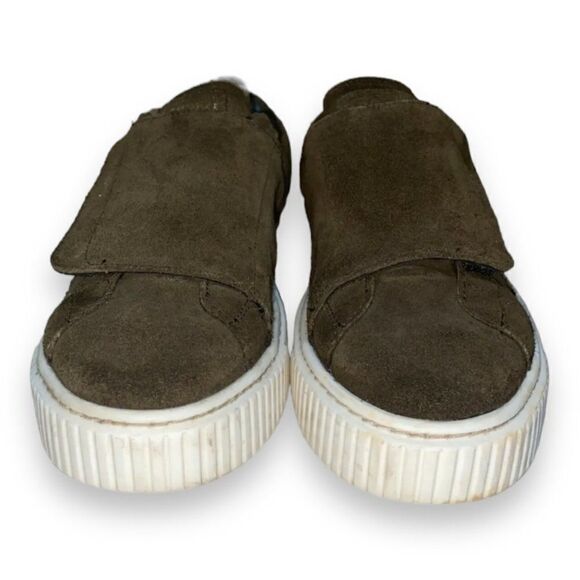 Puma Suede Platform Strap Olive Night Marshmallow 364586-01 Women's 7 - Picture 2 of 11